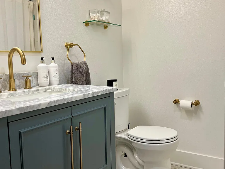 Lower level bathroom.