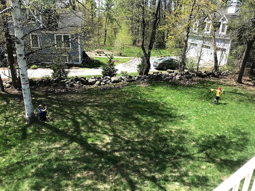 part of backyard from deck