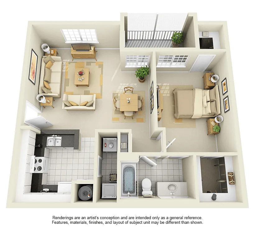 Floor plan A1 - Manhasset