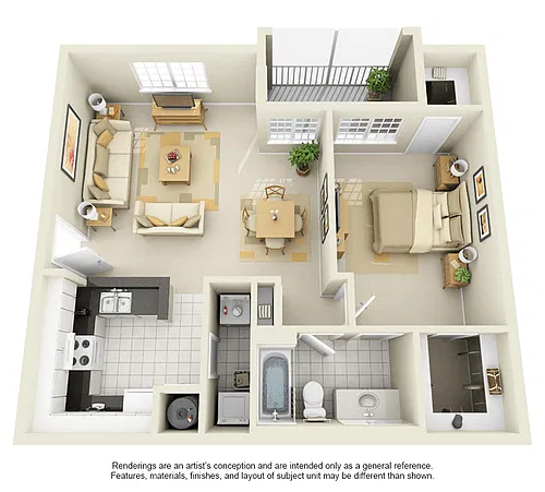 Floor plan A1 - Manhasset