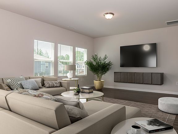 Spacious great room.