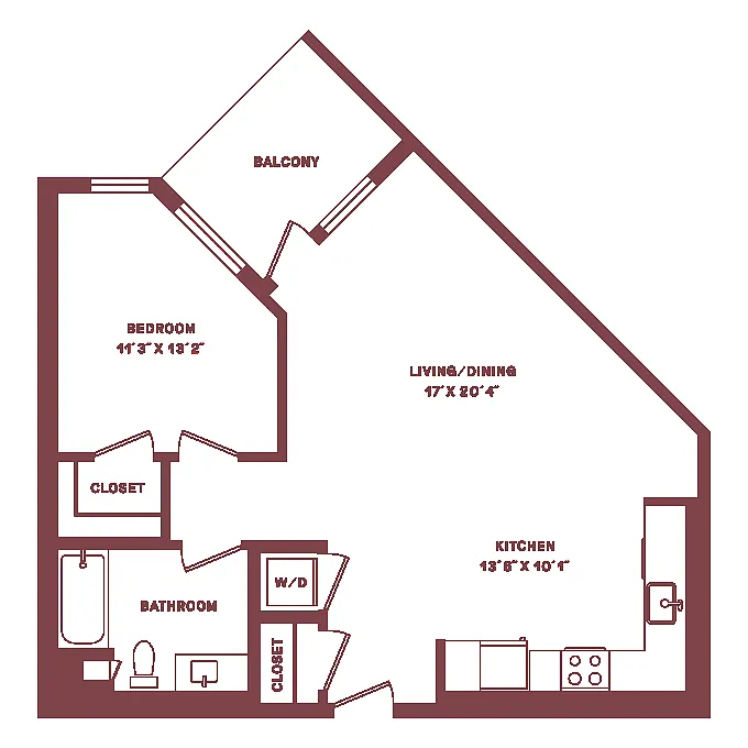 Floor plan A1I-W