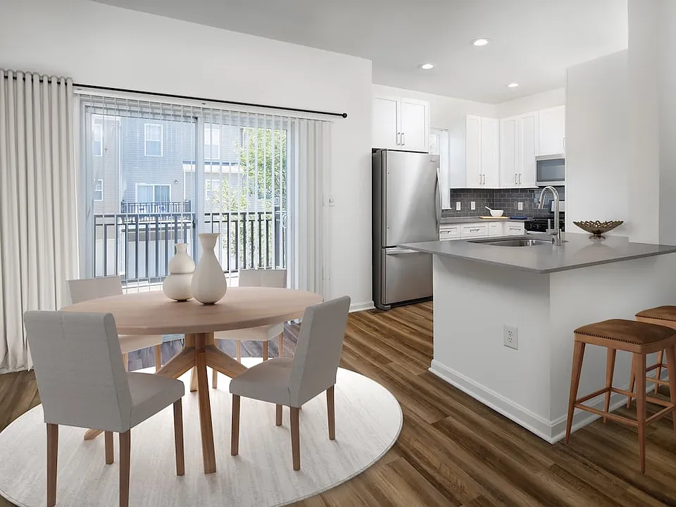 Kitchen and dining area