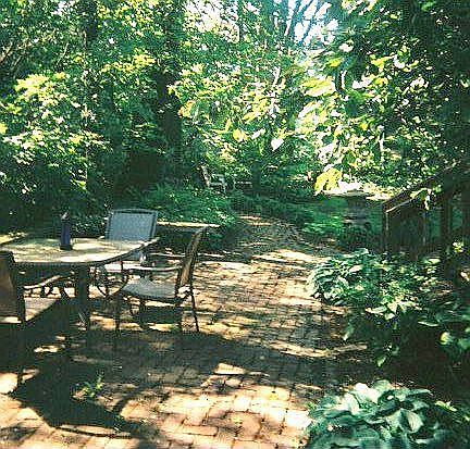 Backyard patio