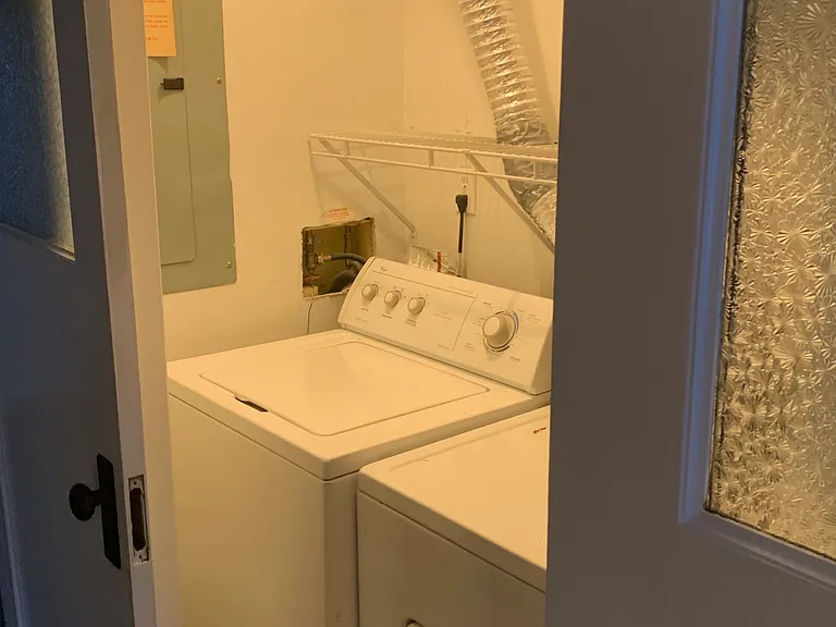 Downstairs - washer & dryer