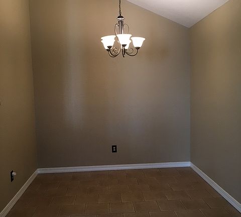Separate dining with vaulted