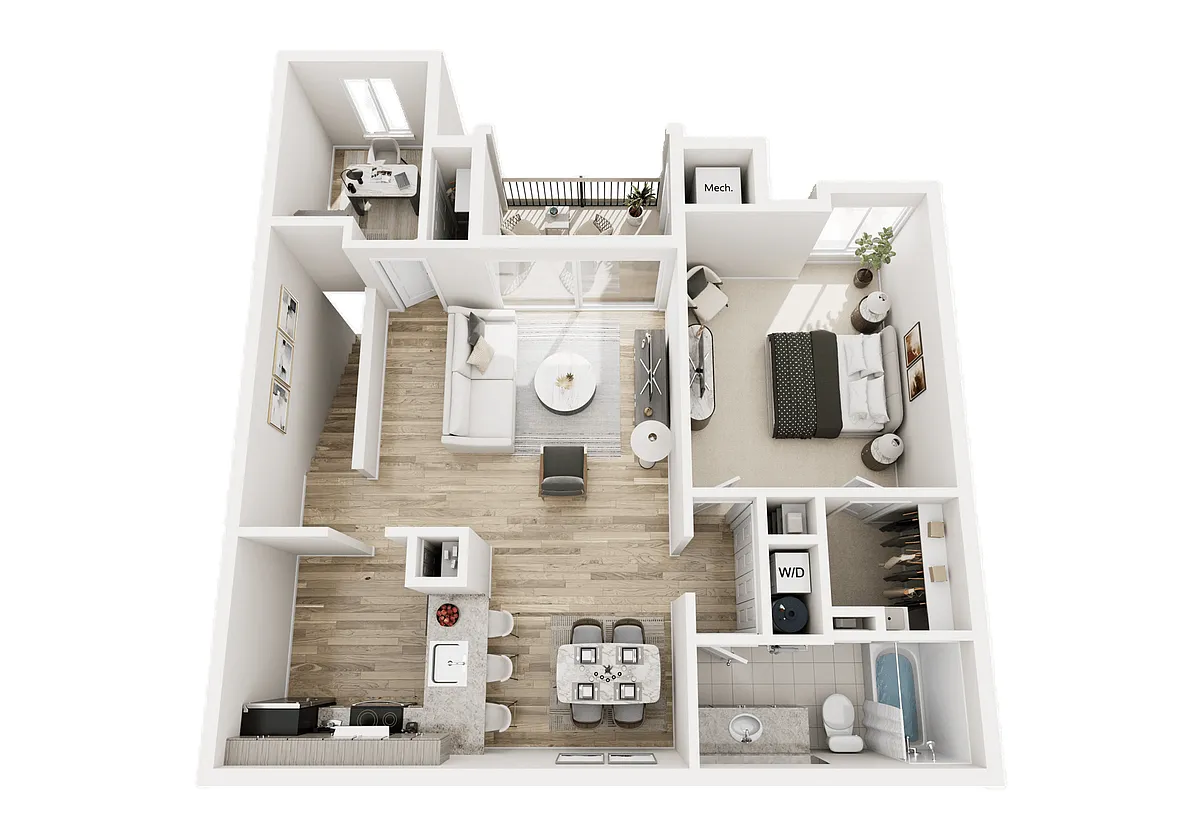 Floor plan 1BU