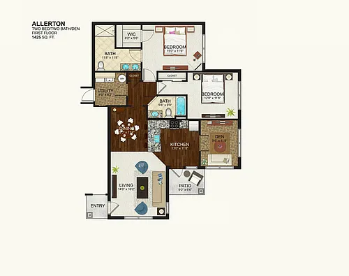 Floor plan Allerton