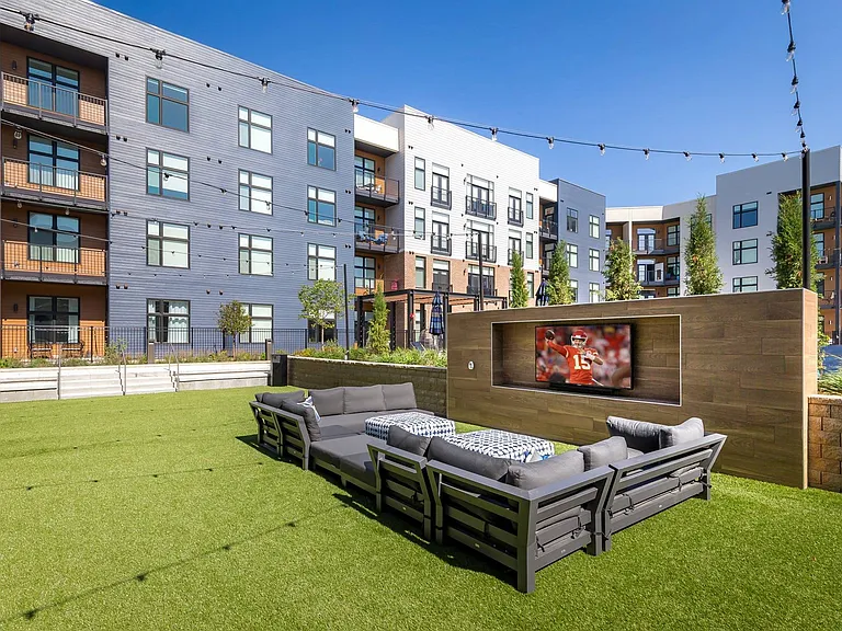 Outdoor TV Lounge