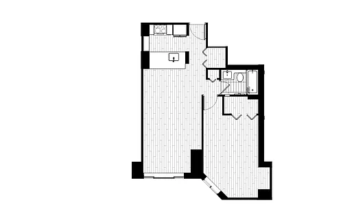 Floor plan 1 Bed_1 Bath-08