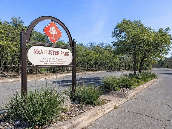 Less than 5 miles to McAllister Park