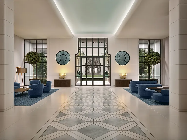 The Main Lobby of Regency Parc, a welcoming and sophisticated atmosphere.
