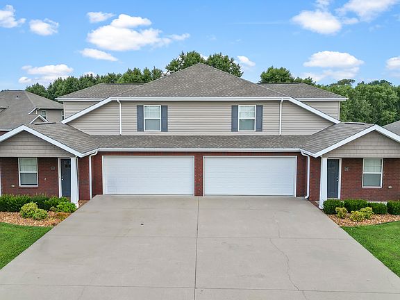 Front of Building. Each townhome comes with 2 car garage.