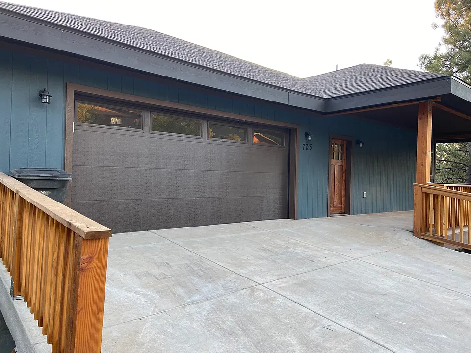 driveway and main entrance