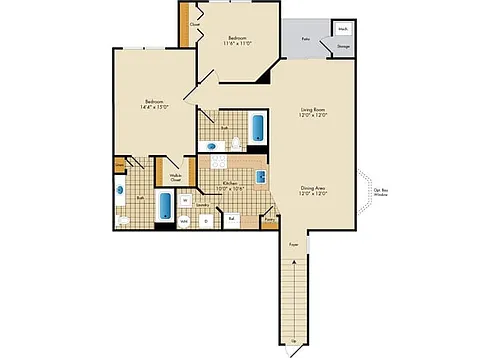 Floor plan Cedar II