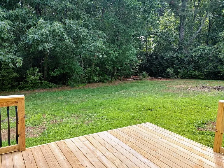 View from deck