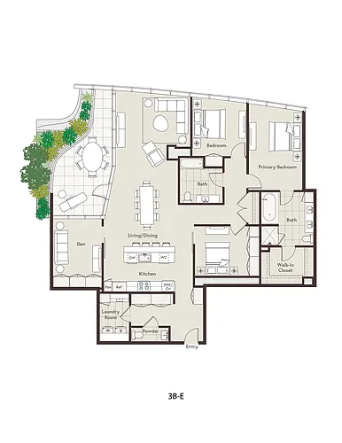 Floor plan 3B-EH