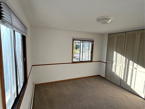 bedroom with closet closed