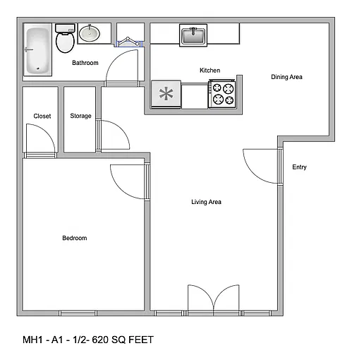 Floor plan A2U
