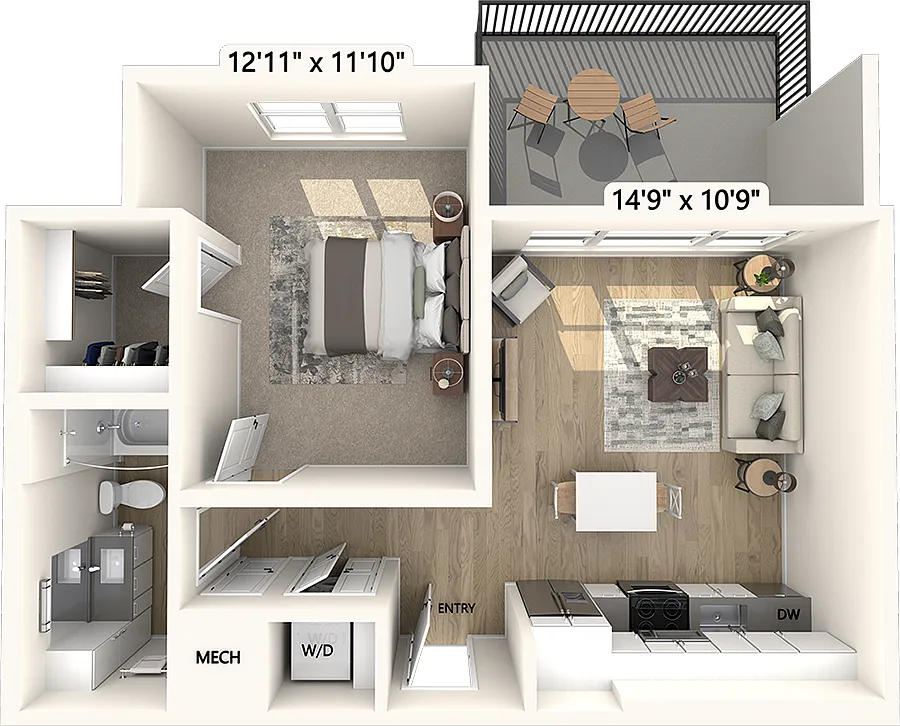 Floor plan A2a-Scheme2