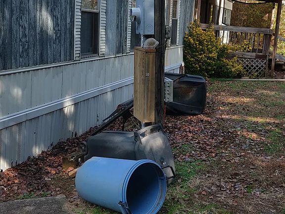 Front side of the home with a front porch