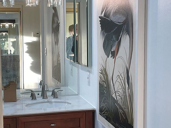 Recently completed bathroom remodel.