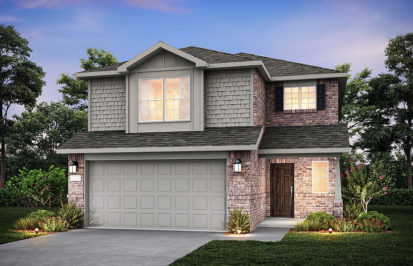 The Coolidge, a 2-story new construction home showing Home Exterior X Model representation