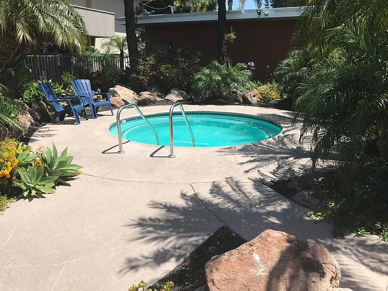 Inviting spa area