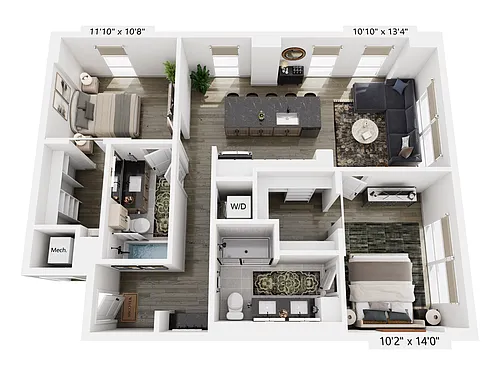 Floor plan B13