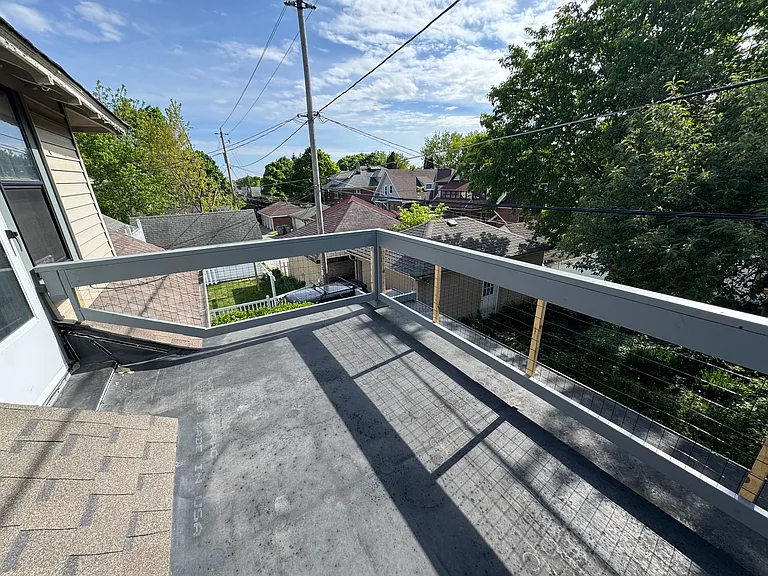 Porch extended from Kitchen