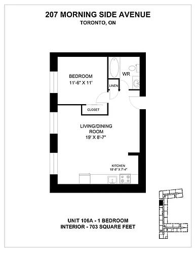 Floor plan 205-106A