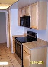 Kitchen, new cabinets, range, dishwasher, microwave