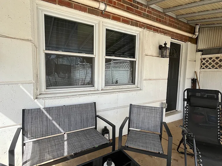 Ground level patio