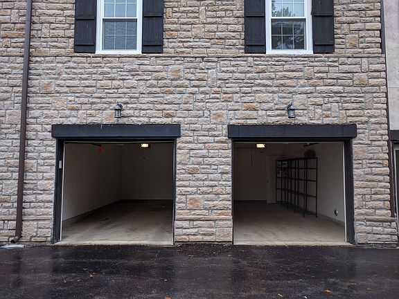 Two attached one car garages