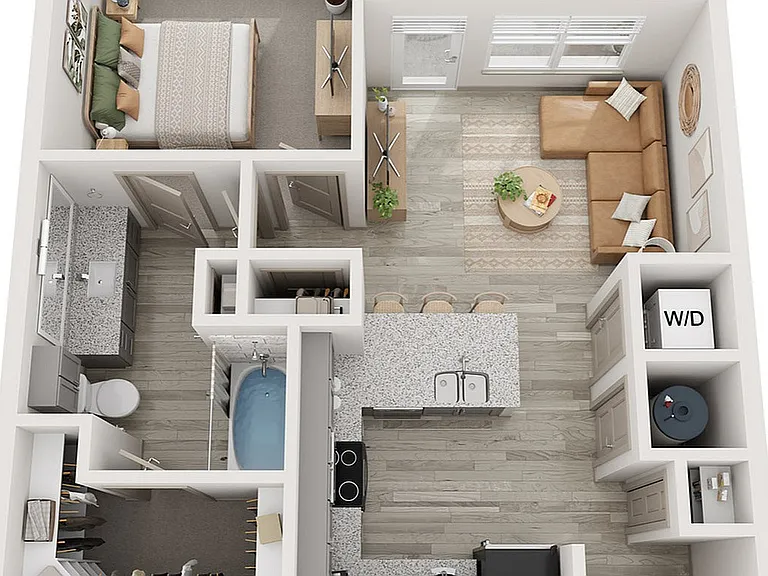 1x1 683 sqft - A2 (zrs A2) 1x1 683 sqft - A2 (zrs A2)