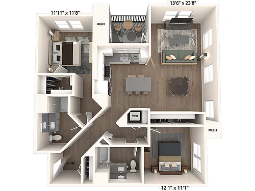 Floor plan BM14a-Upgrade