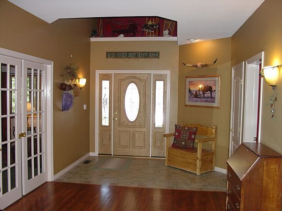 Inside entrance