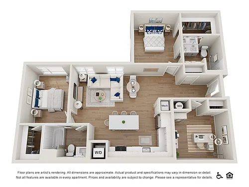 Floor plan 2K Den