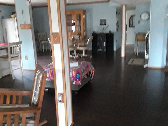 Walking in front door 