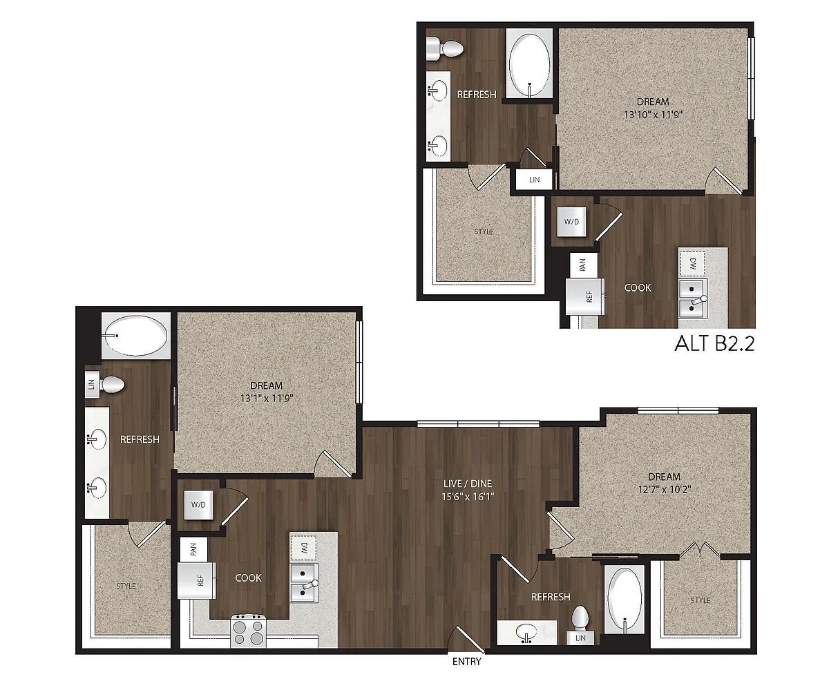 Floor plan B22