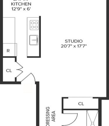 2nd image of 210 W 17th St APT 3B