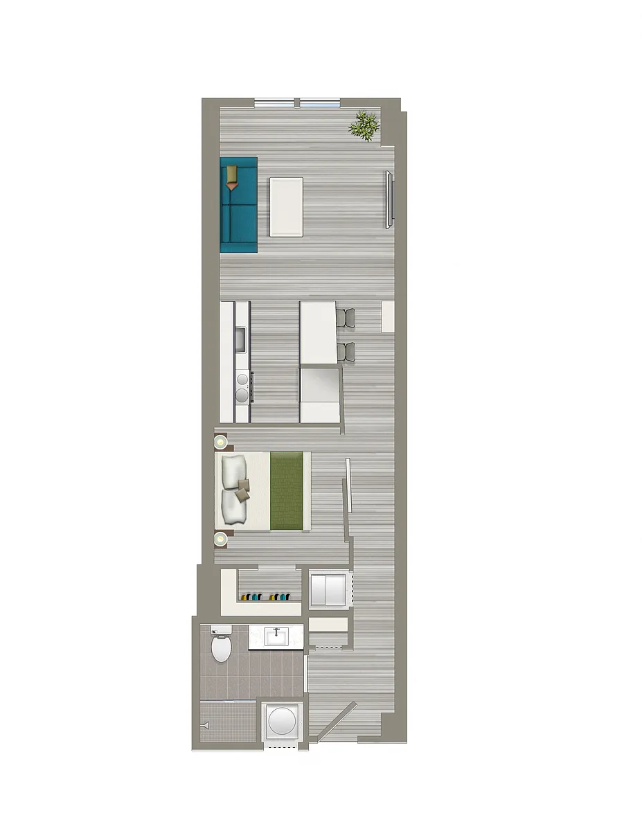 Floor plan Flat-F