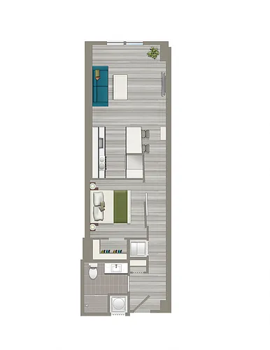 Floor plan Flat-F