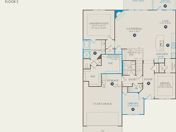 Vanderbilt Floor Plan, Quick Move-in Home, Floor 1