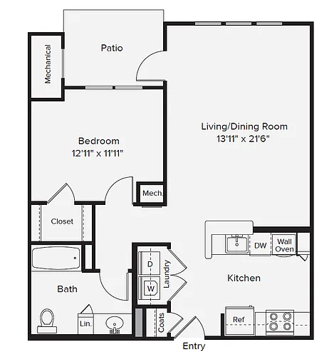 Floor plan A1-ADA-1