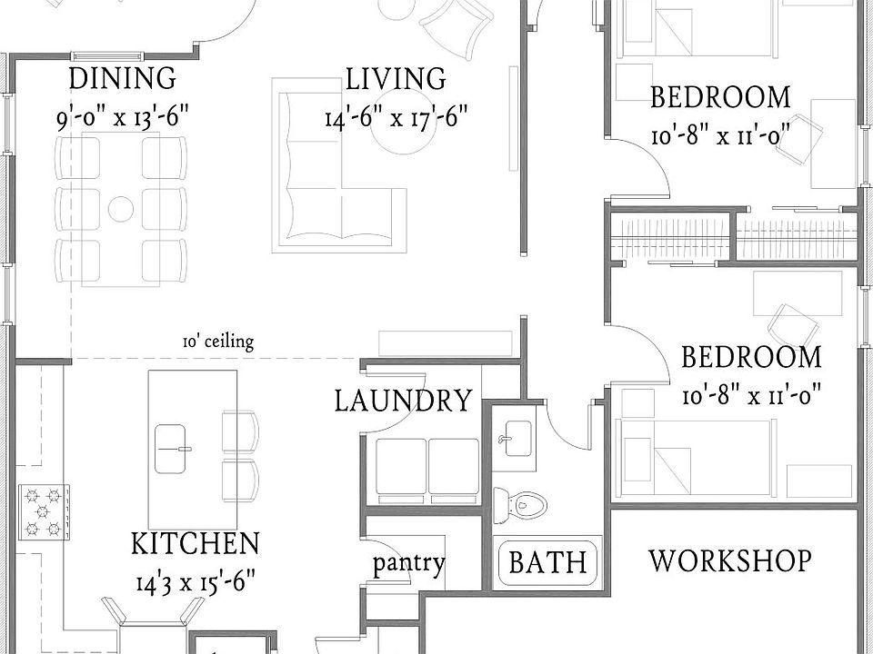 Hillcrest B Floor Plan