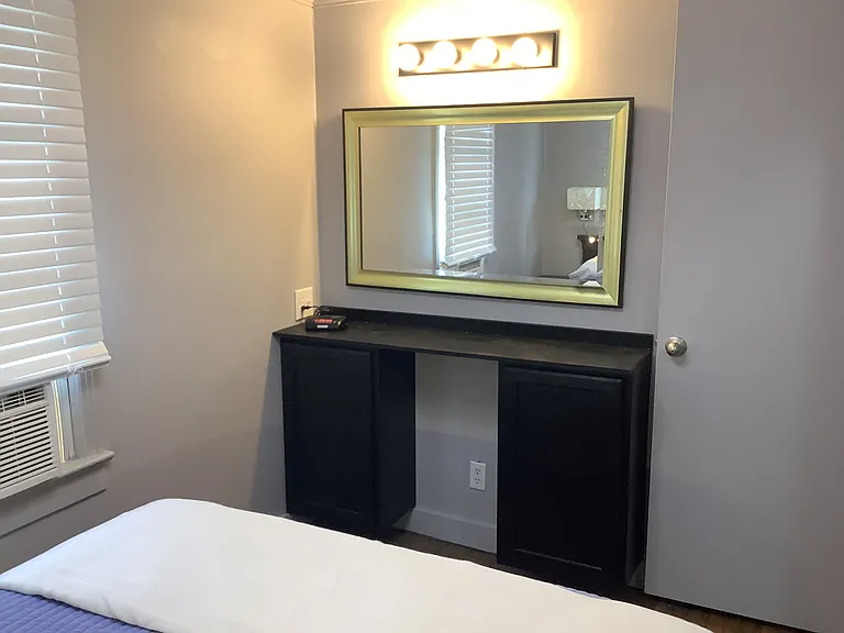 Make up vanity in bedroom