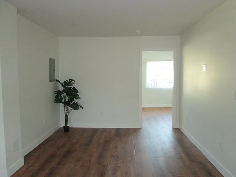 Brand New 1Bedroom+1Bath - Dining/Living Area leading into Bedroom/Bathroom
