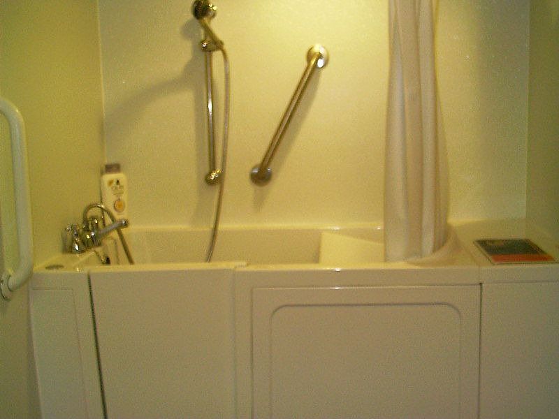 walk-in tub and shower