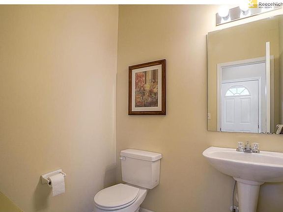 Half Bath on the main level.